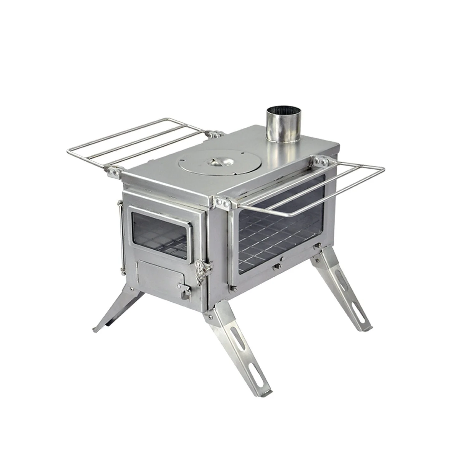 wnnn1 Winnerwell Nomad View Medium Wood Stoves - Image 1